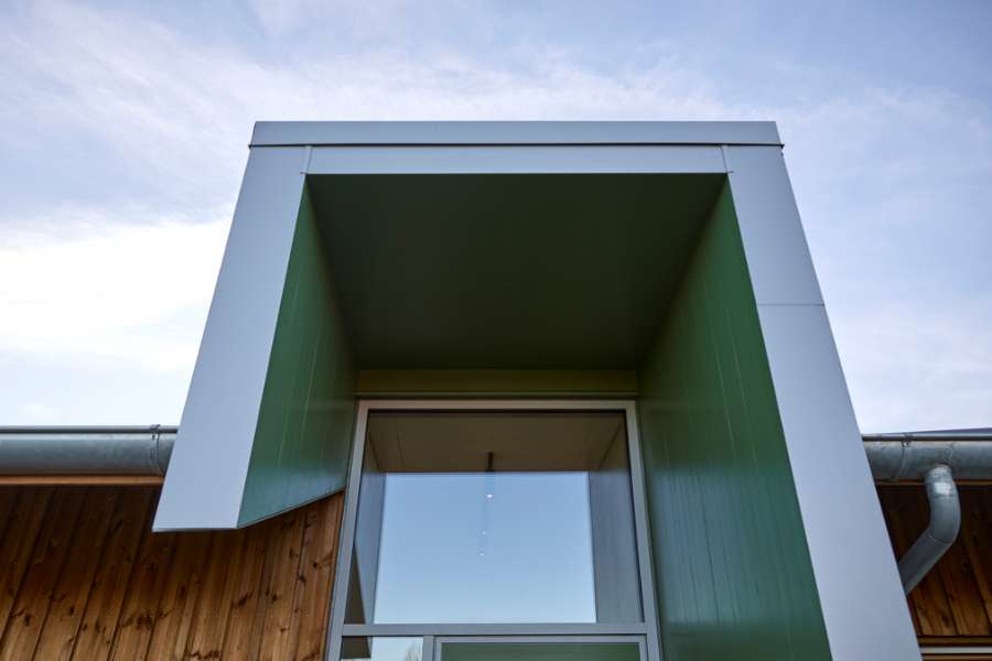 Modern roofing solution completes boarding school, Rågelund Efterskole, Rågelundvej 179, 5240 Odense NØ